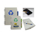 Recycled Color Notebook with Recycled Paper Stylus Pen